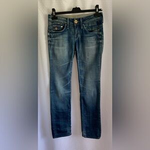 Women’s GSTAR Y2K 3301‎ straight leg medium blue wash Jeans size : waist 29